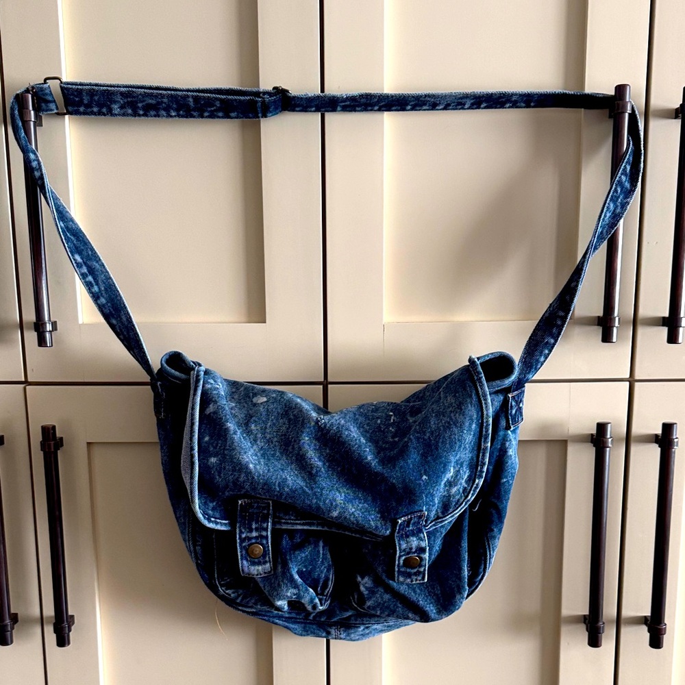 Vintage 1980’s Denim Jean Bag